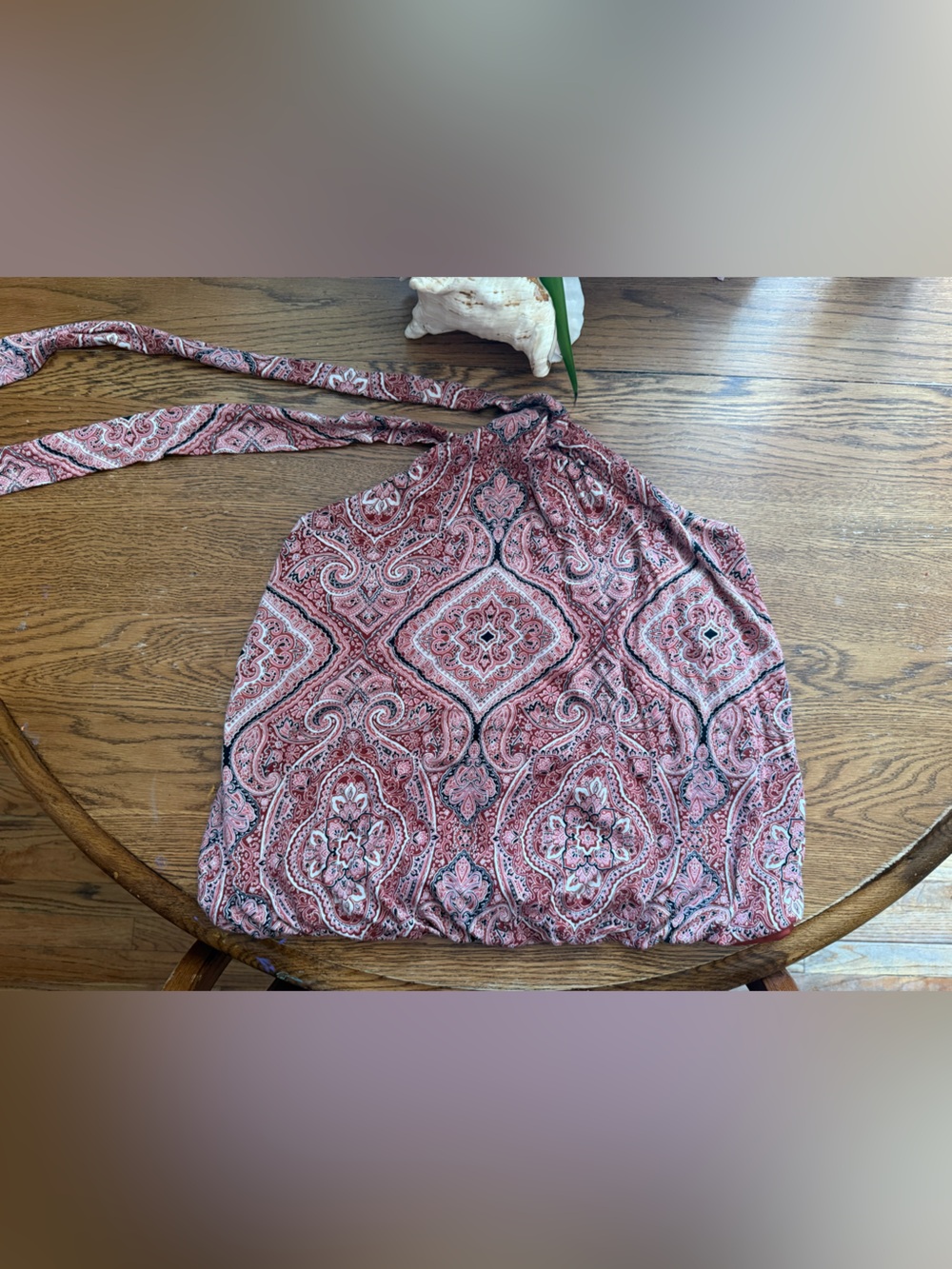 Daytrip Orange Halter Tie Top